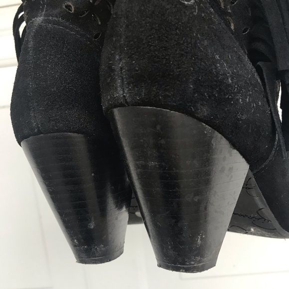 Jessica Simpson Suede Fringe Booties - Picture 9 of 10